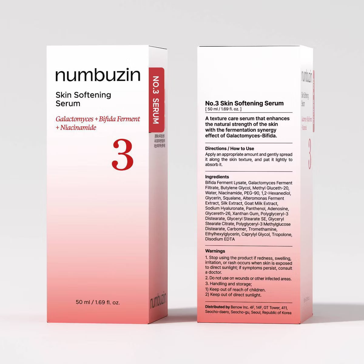 Numbuzin No.3 Skin Softening Serum