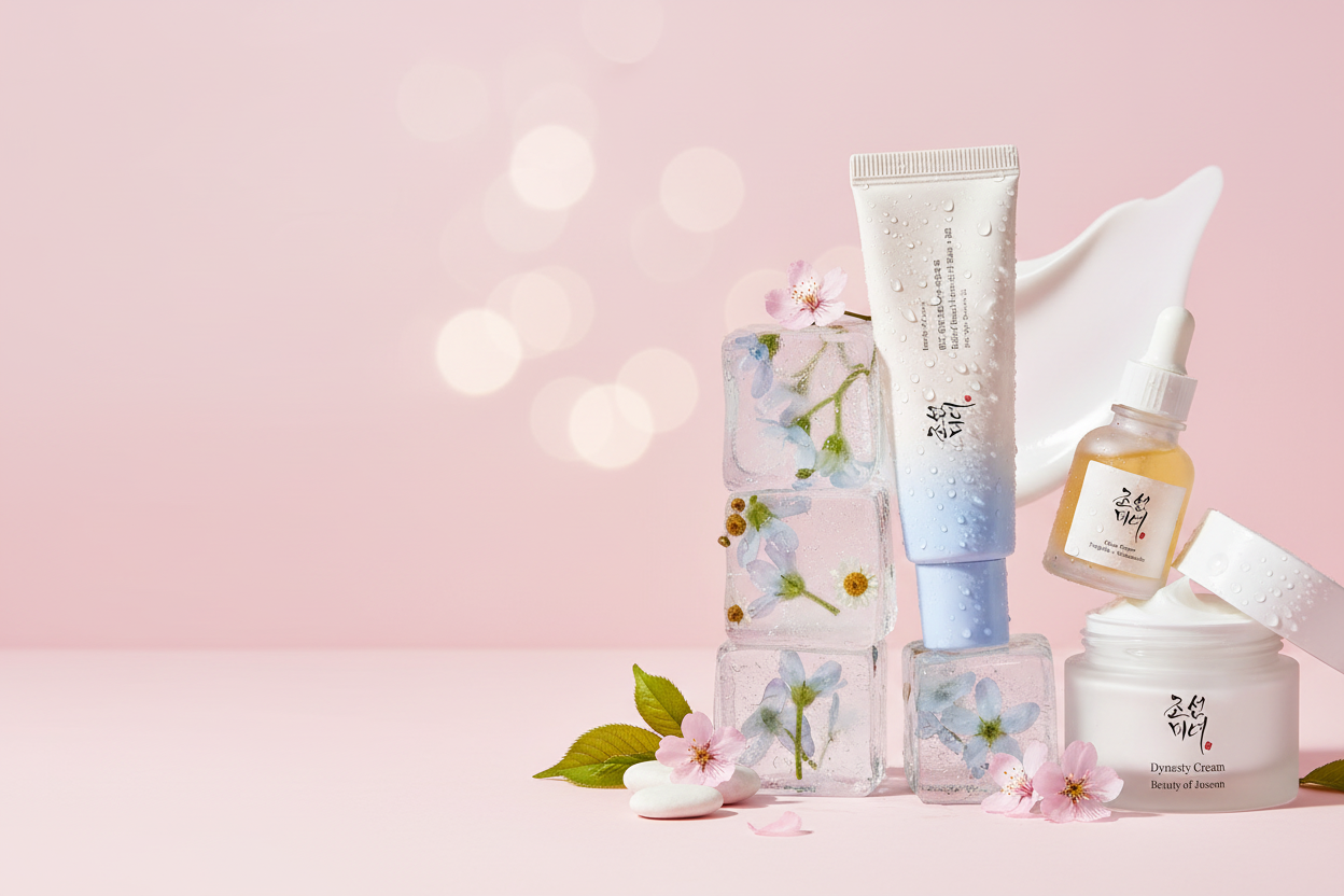 Korean skincare hero banner - version 2